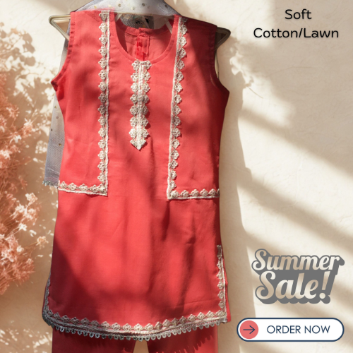Baby Girl Lawn 3-Piece Suit
