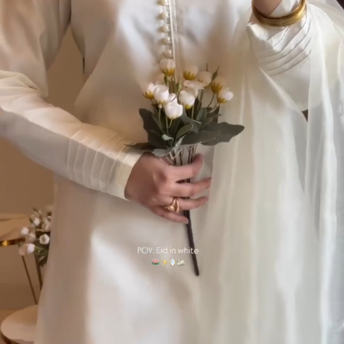 Short Shirt, Farshi Shalwar & Organza Dupatta