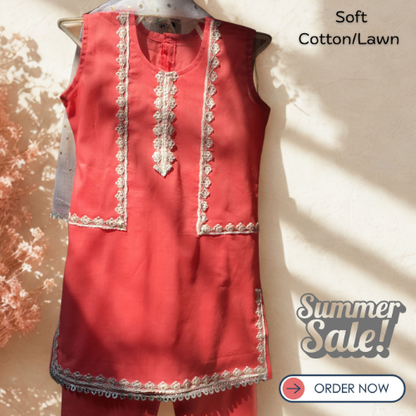 Baby Girl Lawn 3-Piece Suit