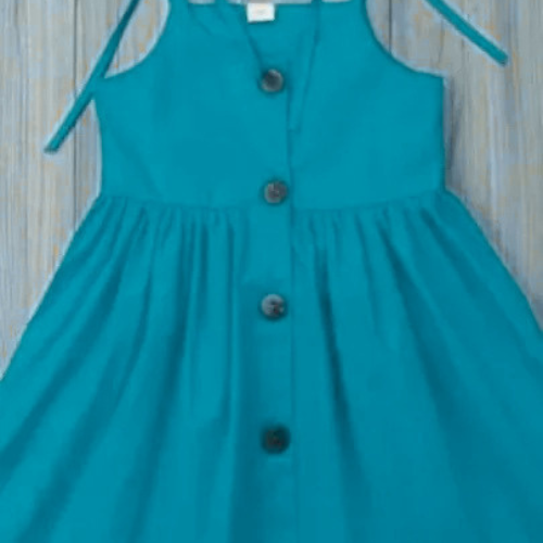 Plain Cotton Lawn Red Baby Girls Frock