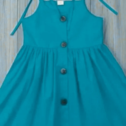 Plain Cotton Lawn Red Baby Girls Frock