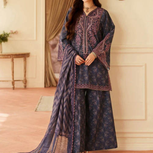 Casual and Party wear Embroidered Suit for ladies