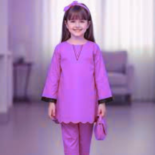 Cotton Baby Girl 2PC Dress