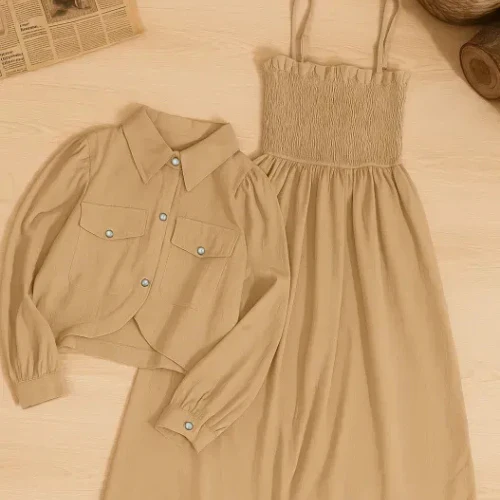Firangi Kaaj 2-Piece Girls & Women Dress