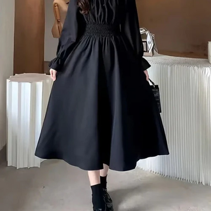 Elegant Cotton Black Frock – Winter Special